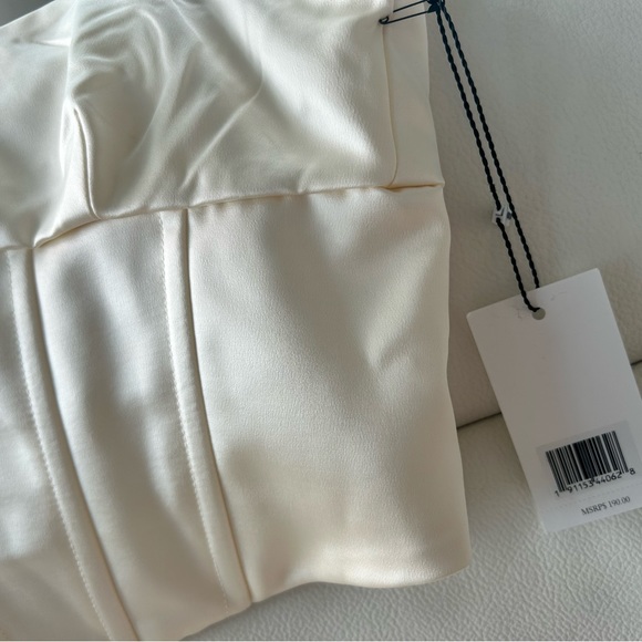 Jason Wu Satin Corset Top in Ivory - Picture 4 of 5